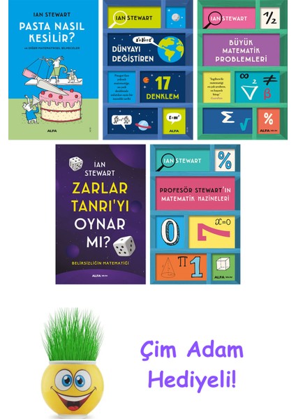 Ian Stewart 5 Kitap Seti + Çim Adam Hediye