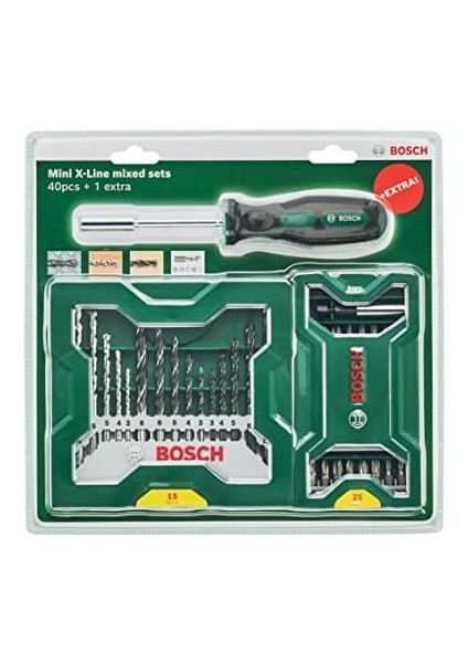 - X- 15 Parça Delme & 25 Parça Vidalama Ucu Seti + Tornavida modelleri