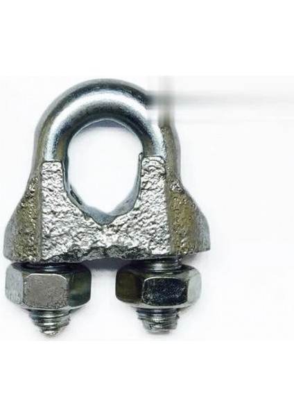 Çelik Halat Bağlama, Düğüm, Klemens 13 mm - 2 Adet