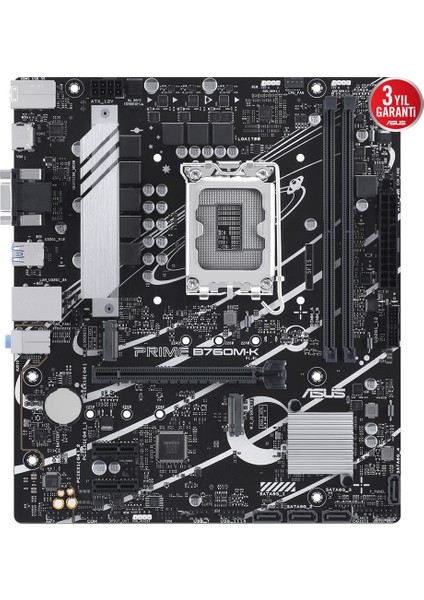 Prime B760M-K D5 Ddr5 8000MHZ(OC) M.2 Matx 1700P fiyatları