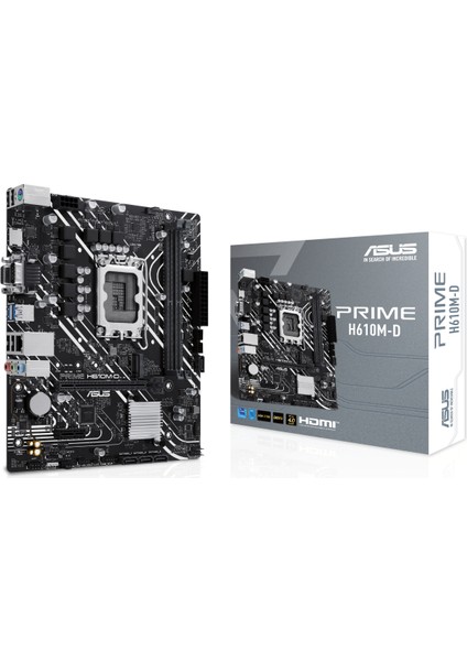 Prime H610M-D Ddr5 5600MHZ M.2 Matx 1700P