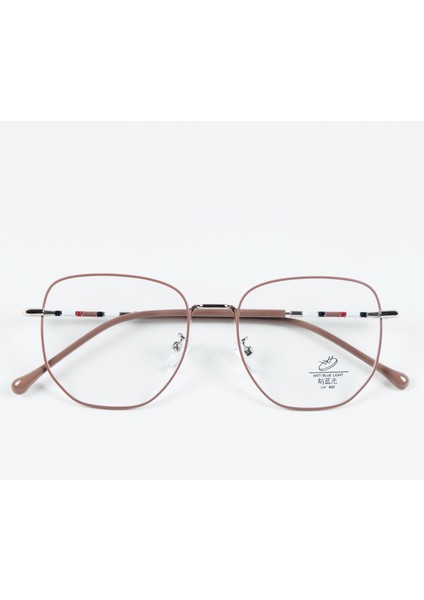 Claude Pembe Unisex Mavi Işık Koruma Gözlüğü