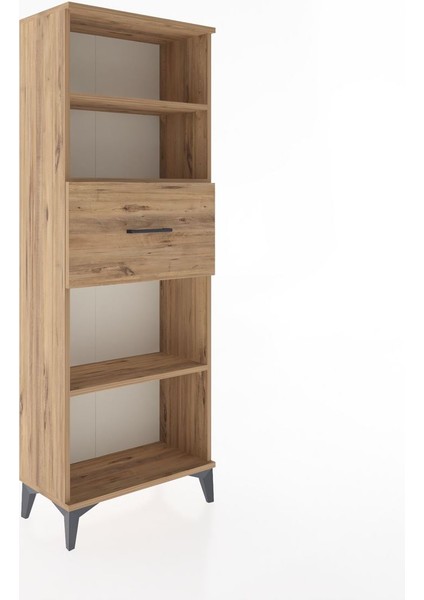 Arges Dolap 3 Raflı Tek Çekmeceli 60X30X163 Çam-Çam fiyatları