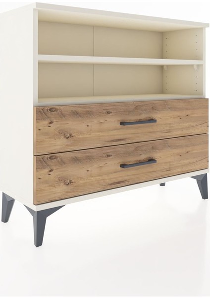 Arges Şifonyer 2 Raflı 2 Çekmeceli 88X30X80 Aytaşı-Çam fiyatları