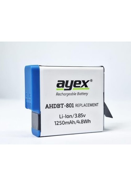 AHDBT-801 Batarya, Hero 8, 7, 6, 5 ile Uyumlu modelleri
