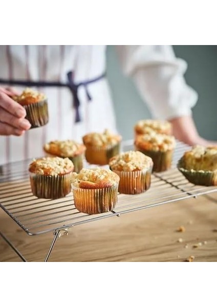 Krustıstel Muffin Kağıdı, Gri-Beyaz, 65 Adet modelleri