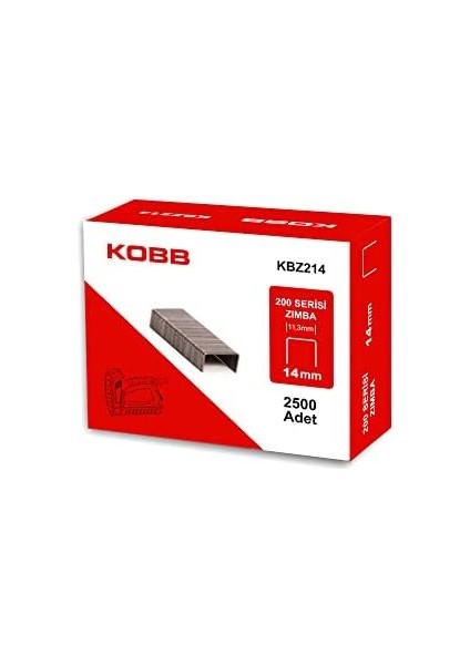 KBZ214 14MM 2500 Adet 200 Serisi Ağır Hizmet Tipi Zımba Teli fiyatları