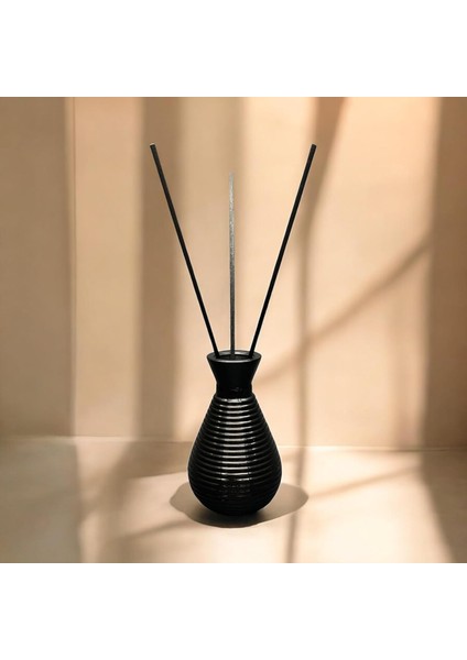 Amaçlı Siyah Cam - Çiçek, Koku Çubukları ve Dekoratif Kullanım Için Şık Tasarım