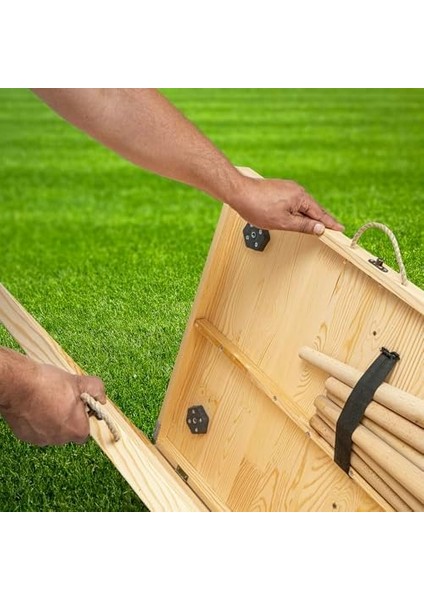 Katlanır Kamp, Piknik ve Bahçe Masası 75X228 cm - Ham Renk modelleri