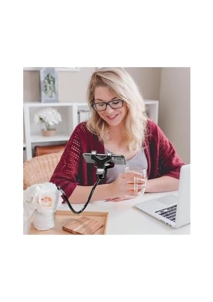 Akrobat Telefon Tutucu Siyah Oynar Başlıklı Portatif Çok Amaçlı Telefon Tutacağı fiyatları