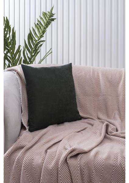 Yeşil Sade Panorama Kırlent Kılıfı Çok Farklı Renk Seçeneğiyle, 40 x 40