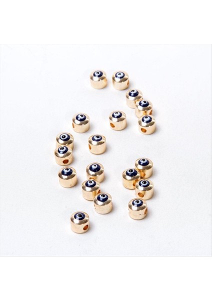 Delikli Nazar Boncuklu Metal Ara Aparat