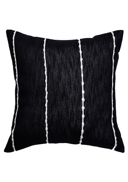 Concept Ava Çizgili Kırlent Siyah 50 x 50 cm modelleri