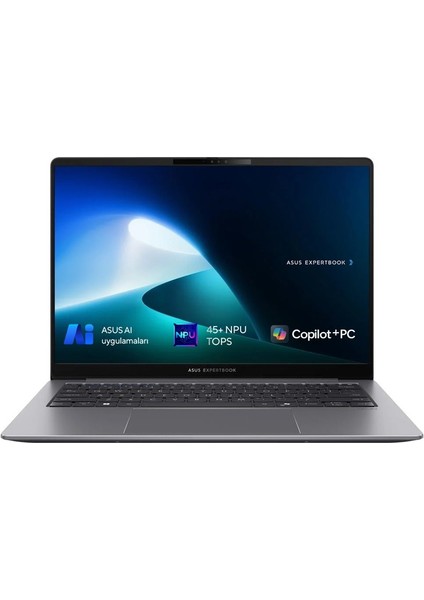 Asus Nb Expertbook P5405 Aı Ultra7 258V 32GB 1tb SSD 14 Dos - Yapay Zeka Desteklı