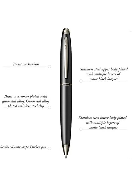 Knight 88 Tükenmez Mat Siyah modelleri