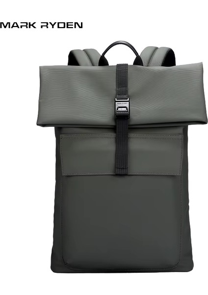 MR9366 15.6” Laptop Bölmeli Su Geçirmez Sırt Çantası - Yeşil (Yurt Dışından)