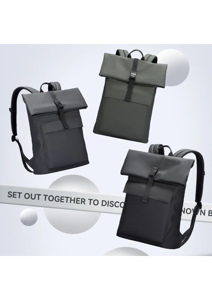 MR9366 15.6” Laptop Bölmeli Su Geçirmez Sırt Çantası - Yeşil (Yurt Dışından) modelleri