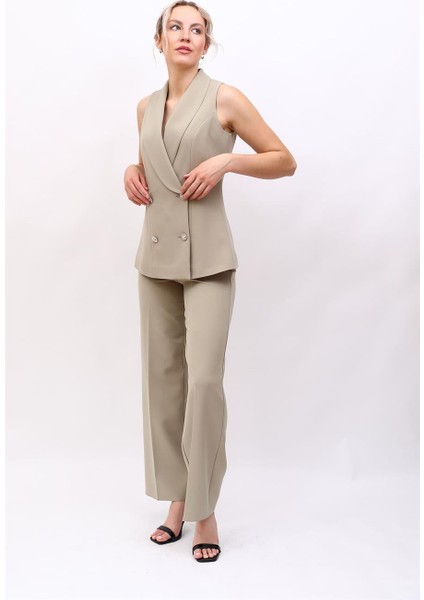 Abiye Yelek & Bol Paça Pantolon Takım-Bambu fiyatları