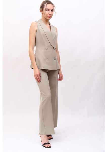 Abiye Yelek & Bol Paça Pantolon Takım-Bambu fırsatları