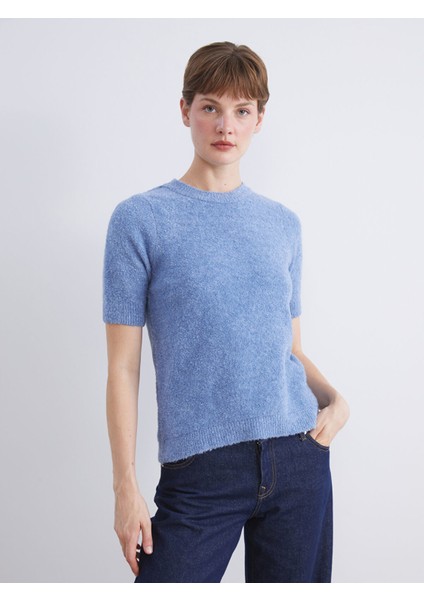 Yeni Sezon Bisiklet Yaka Kadın Triko Kazak