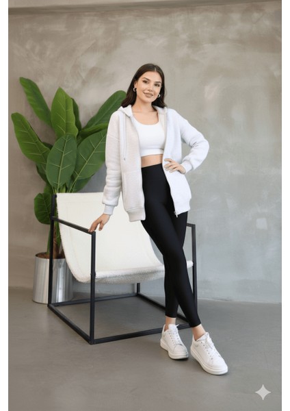 Kadın Genç Unisex Cepli Kapüşonlu Fermuarlı Sweatshirt Hırka modelleri