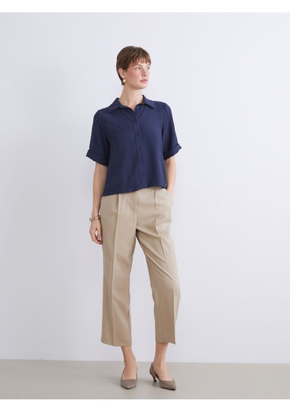 Yeni Sezon Dokulu Kadın Gömlek modelleri