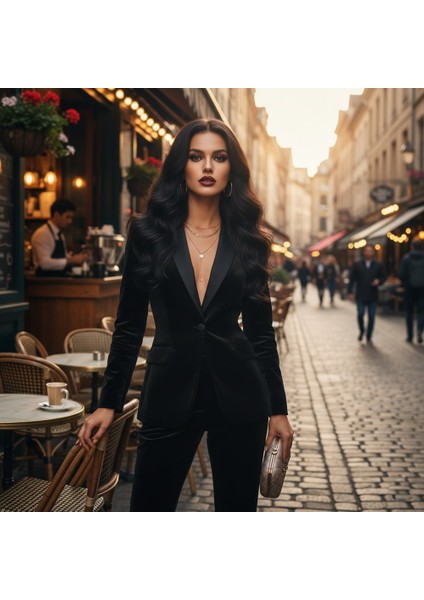 Front Lace Gerçek Tül Peruk Dalgalı / Doğal / 55/60CM