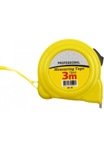 Profesyonel Şerit Metre Mezura 3 Metre 19 mm