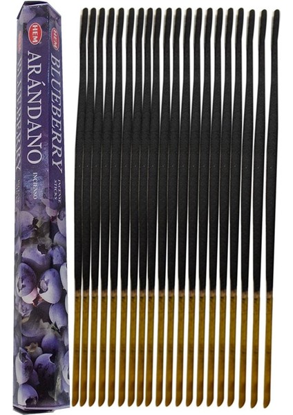 Yaban Mersini Kokulu 20 Çubuk Tütsü - Blueberry