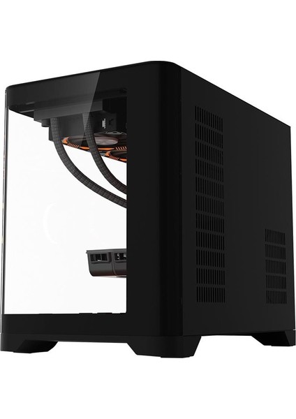 Uvıew Uv6 Siyah 750W 80+ Sılver Atx 3.1 Argb 3X12CM Fan Panoramik Temperli Cam USB 3.0 M- modelleri