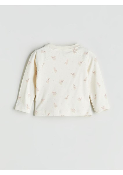 Yeni Sezon Baskılı Kız Bebek Tişört Pantolon ve Bere 3'lü indirimleri