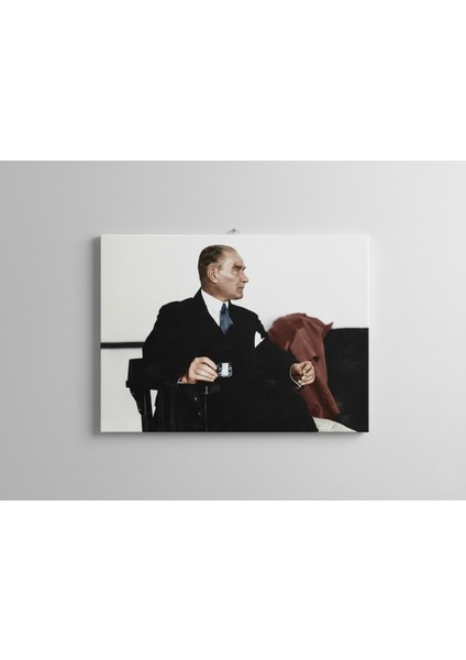 Gazi Mustafa Kemal Atatürk Premium Kanvas Tablo - Yüksek Çözünürlüklü Arşiv Baskı fiyatları