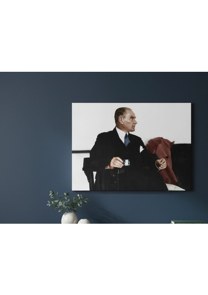 Gazi Mustafa Kemal Atatürk Premium Kanvas Tablo - Yüksek Çözünürlüklü Arşiv Baskı fırsatları