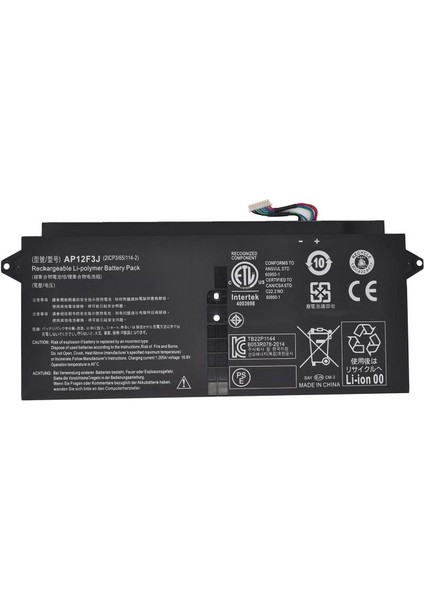 Acer Aspire S7-391, AP12F3J Notebook Bataryası