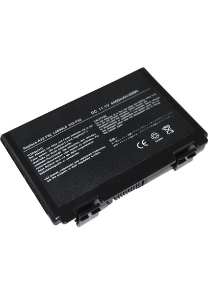 Asus F52, F82, K40, K50, K60, K61, A32-F52 Notebook Bataryası