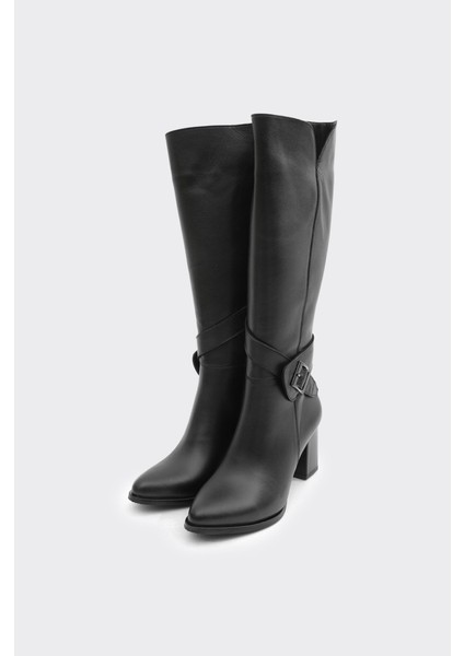 Hakiki Deri Topuklu Kadın Çizme fiyatları