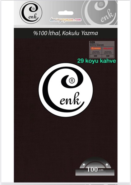 3001 Cenk 100 cm Düz Poşetli Yazma