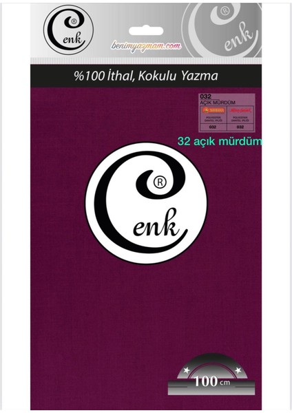 3001 Cenk 100 cm Düz Poşetli Yazma