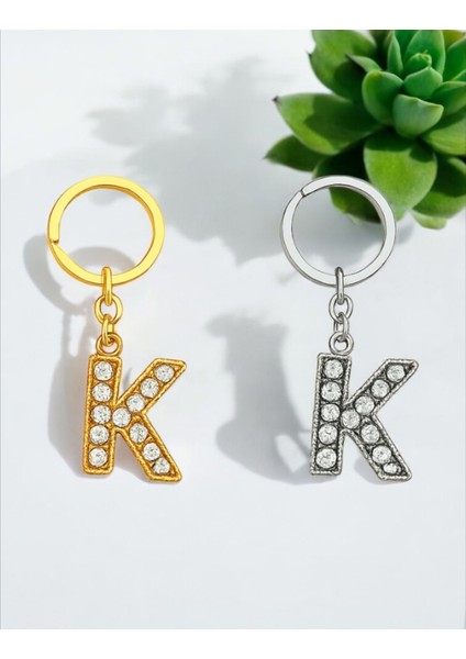 Işıltılı ‘k’ Harfli Anahtarlık – Lüks ve Anlamlı Bir Dokunuş fırsatları