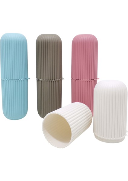 Taşınabilir Seyahat Diş Fırçası Gözlük Makyaj Fırçası Kabı Çok Amaçlı Silindir Saklama Kutusu fiyatları