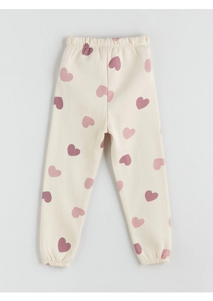 Lcw Kids Ekru Beli Lastikli Kız Çocuk Eşofman Altı 2'li modelleri