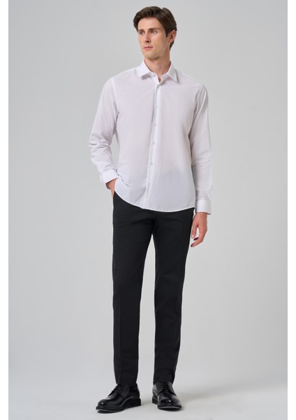 Erkek Beyaz Trend Regular Fit Gömlek fiyatları