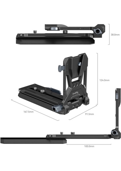 4323 Sony Fx6 Canon C70 Sinema Kameraları Için V-Mount Pil Montaj Plakası Kiti fiyatları