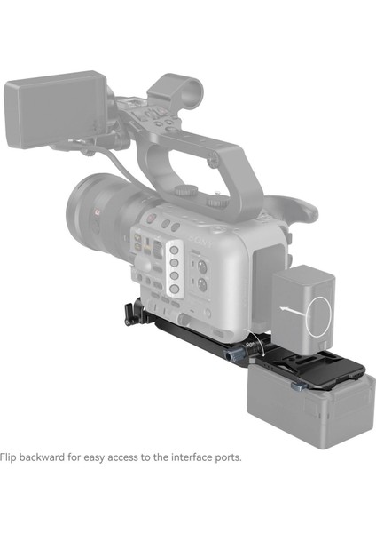 4323 Sony Fx6 Canon C70 Sinema Kameraları Için V-Mount Pil Montaj Plakası Kiti indirimleri