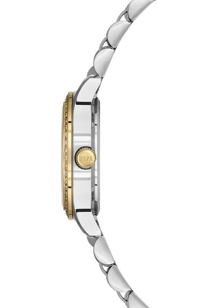 USPA2115-06 Altın Kaplama Taşlı Kadın Kol Saati fiyatları