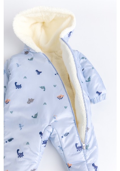 Kapüşonlu Peluş Astarlı Kışlık Kız-Erkek Bebek Astronot-Kozmonot Tulum modelleri