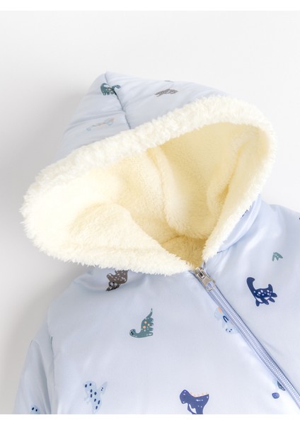 Kapüşonlu Peluş Astarlı Kışlık Kız-Erkek Bebek Astronot-Kozmonot Tulum indirimleri