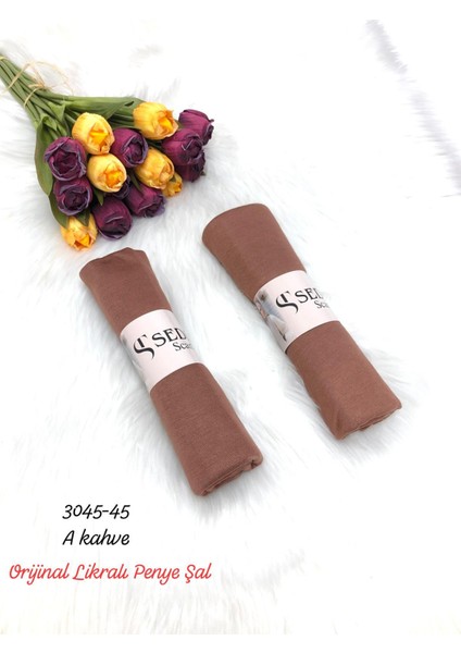 3045 Lüks Likralı Penye Şal