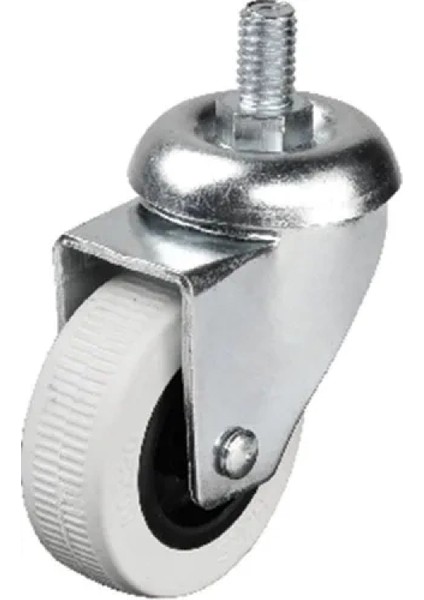 332 - 50X20 mm Çift Bilyalı Vidalı Teker 4 Adet