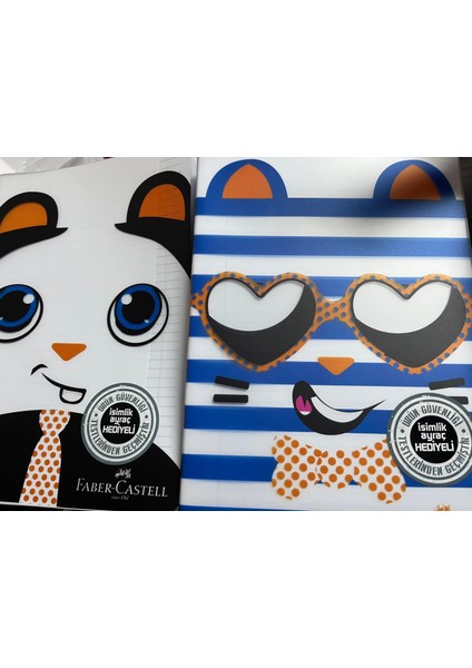Faber Castell A4 Ppk Çizgili Face Dikişli Defter 80 Yp